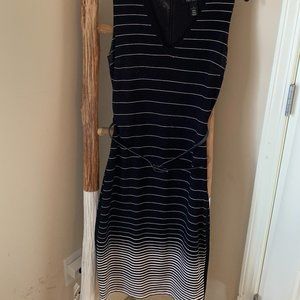 EUC White House Black Market-Midi Body Con Dress-6